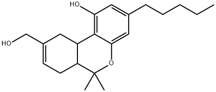 11-hydroxy-delta(8)-tetrahydrocannabinol Struktur