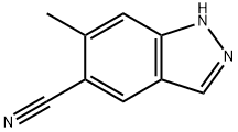 5-CYANO-6-METHYL (1H)INDAZOLE Struktur