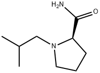 2-Pyrrolidinecarboxamide,1-(2-methylpropyl)-,(2R)-(9CI) Struktur