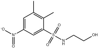 N-(2-hydroxyethyl)-2,3-xylenesulphonamide  Struktur