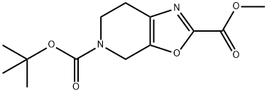 5-叔丁基-2-甲基-6,7-二氫惡唑[5,4-C]吡啶-2,5(4H)-乙二酸, 259809-74-0, 結(jié)構(gòu)式