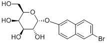 6-BROMO-2-NAPHTHYL-ALPHA-D-GALACTOPYRANOSIDE Structure