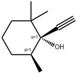 1-ETHYNYL-2,2,6-TRIMETHYLCYCLOHEXANOL Struktur