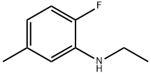 Benzenamine, N-ethyl-2-fluoro-5-methyl- (9CI) Struktur