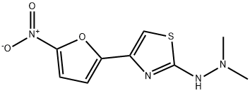 2-(2,2-DIMETHYLHYDRAZINO)-4-(5-NITRO-2-FURYL)THIAZOLE Struktur