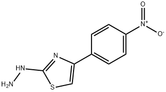 [4-(4-nitrophenyl)-1,3-thiazol-2-yl]hydrazine Struktur