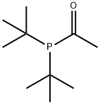 Acetylbis(1,1-dimethylethyl)phosphine Struktur