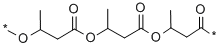 POLY(3-HYDROXYBUTYRIC ACID) Struktur