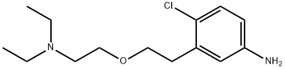 4-Chloro-3-[2-[2-(diethylamino)ethoxy]ethyl]aniline Struktur