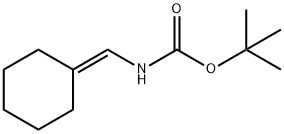 Carbamic acid, (cyclohexylidenemethyl)-, 1,1-dimethylethyl ester (9CI) Struktur