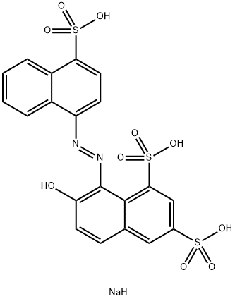 酸性紅 18 結(jié)構(gòu)式