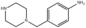 Benzenamine, 4-(1-piperazinylmethyl)- (9CI) Struktur