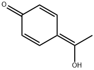 2,5-Cyclohexadien-1-one, 4-(1-hydroxyethylidene)- (9CI) Struktur