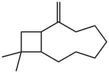 10,10-Dimethyl-2-methylenebicyclo[7.2.0]undecane Struktur