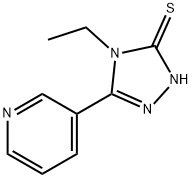 4-ETHYL-5-PYRIDIN-3-YL-4H-[1,2,4]TRIAZOLE-3-THIOL Struktur