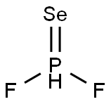 Difluorophosphine selenide Struktur