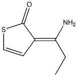 2(3H)-Thiophenone,  3-(1-aminopropylidene)- Struktur