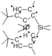 RAC-DIMETHYLSILYLBIS-(4-TERT-BUTYL-2-METHYLCYCLOPENTADIENYL)ZIRCONIUM(IV)DIMETHYL Struktur