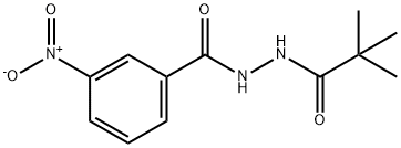 N'-(2,2-DIMETHYLPROPANOYL)-3-NITROBENZOHYDRAZIDE Struktur