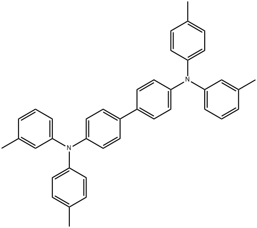 N,N'-BIS(3-METHYLPHENYL)-N,N'-BIS(4-METHYLPHENYL)-1,1'-BIPHENYL-4,4'-DIAMINE Struktur