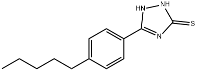 5-(4-PENTYLPHENYL)-4H-1,2,4-TRIAZOLE-3-THIOL Struktur