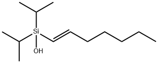 (E)-HEPTENYLDIISOPROPYLSILANOL Struktur