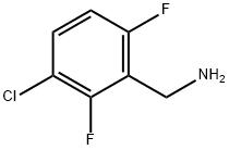 3-CHLORO-2,6-DIFLUOROBENZYLAMINE Struktur