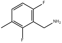 Benzenemethanamine, 2,6-difluoro-3-methyl- (9CI) Struktur