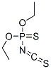 Isothiocyanatophosphonothioic acid O,O-diethyl ester Struktur