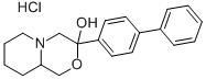 3-[1,1'-BIPHENYL]-4-YLOCTAHYDRO-PYRIDO[2,1-C][1,4]OXAZIN-3-OL HYDROCHLORIDE Struktur