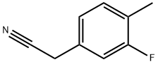 3-Fluoro-4-methylphenylacetonitrile Struktur