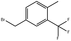 4-METHYL-3-(TRIFLUOROMETHYL)BENZYL BROMIDE Struktur