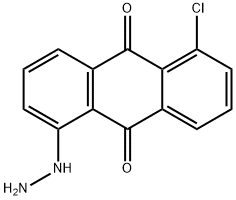 1-CHLORO-5-HYDRAZINO-9,10-ANTHRACENEDIONE Struktur