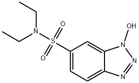 3-HYDROXY-3H-BENZOTRIAZOLE-5-SULFONIC ACID DIETHYLAMIDE Struktur