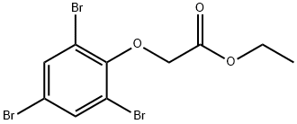 2,4,6-Tribromophenoxyacetic acid ethyl ester Struktur