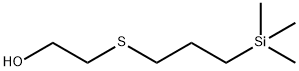 Ethanol,2-[[3-(trimetylsilyl)propyl]thio]- Struktur