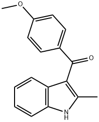 (4-METHOXY-PHENYL)-(2-METHYL-1H-INDOL-3-YL)-METHANONE Struktur