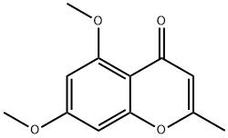 5,7-DIMETHOXY-2-METHYL-CHROMEN-4-ONE Struktur