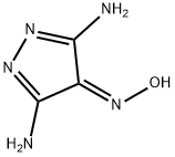 4H-Pyrazol-4-one,3,5-diamino-,oxime(9CI) Struktur