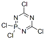 2,2,4,6-tetrachloro-2,2-dihydro-1,3,5,2-triazaphosphorine Struktur