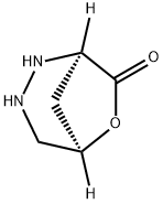 6-Oxa-2,3-diazabicyclo[3.2.1]octan-7-one,(1R,5R)-(9CI) Struktur