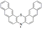 8H-Dinaphtho[2,3-c:2',3'-h]phenothiazin-8-ylradical Struktur