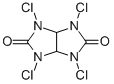 N,N',N'',N'''-TETRACHLOROGLYCOLURIL Struktur