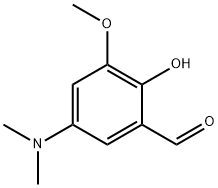 5-DIMETHYLAMINO-2-HYDROXY-3-METHOXYBENZALDEHYDE Struktur