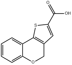 4H-THIENO[3,2-C]CHROMENE-2-CARBOXYLIC ACID Struktur