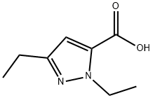 1,3-DIETHYL-1H-PYRAZOLE-5-CARBOXYLIC ACID Struktur