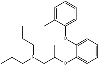 N,N-Dipropyl-2-[o-(o-tolyloxy)phenoxy]propylamine Struktur