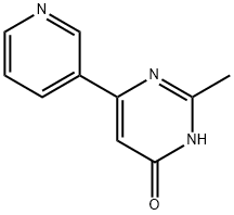 6-(3-PYRIDYL)-2-METHYL-PYRIMID-4-ONE Struktur