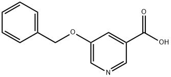 5-BENZYLOXYNICOTINIC ACID Struktur