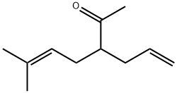 3-allyl-6-methylhept-5-en-2-one  Struktur